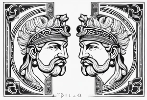 Greek, god, traditional, more when one tattoo idea
