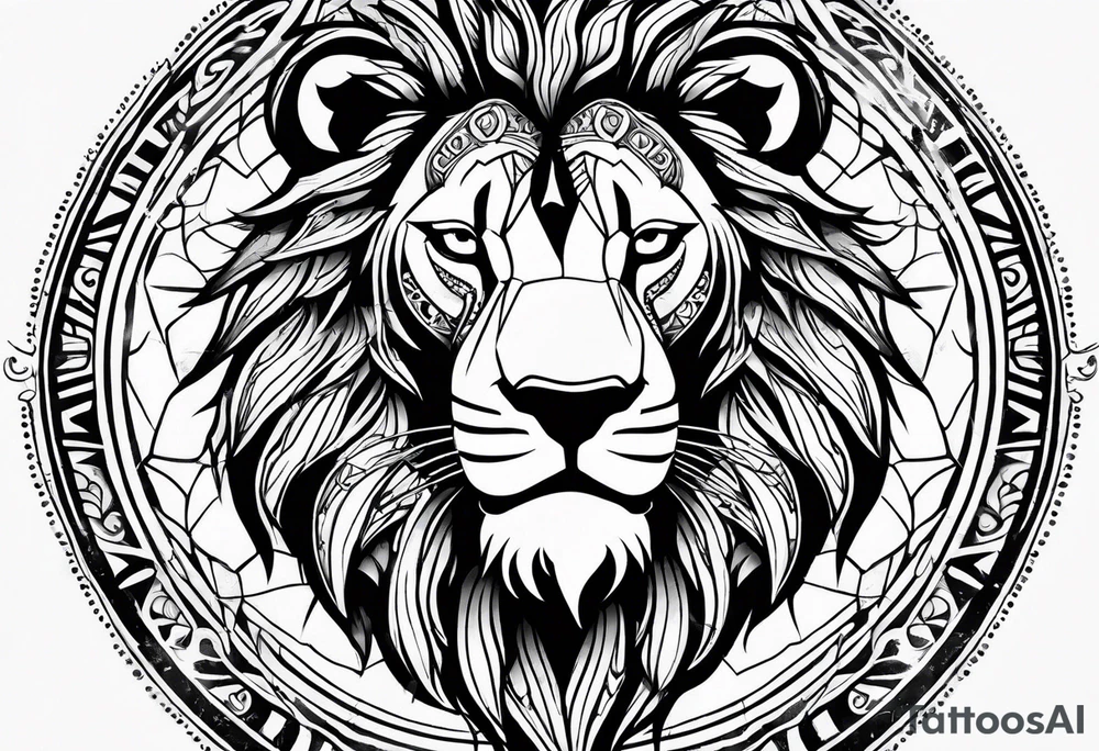 lion king tattoo idea