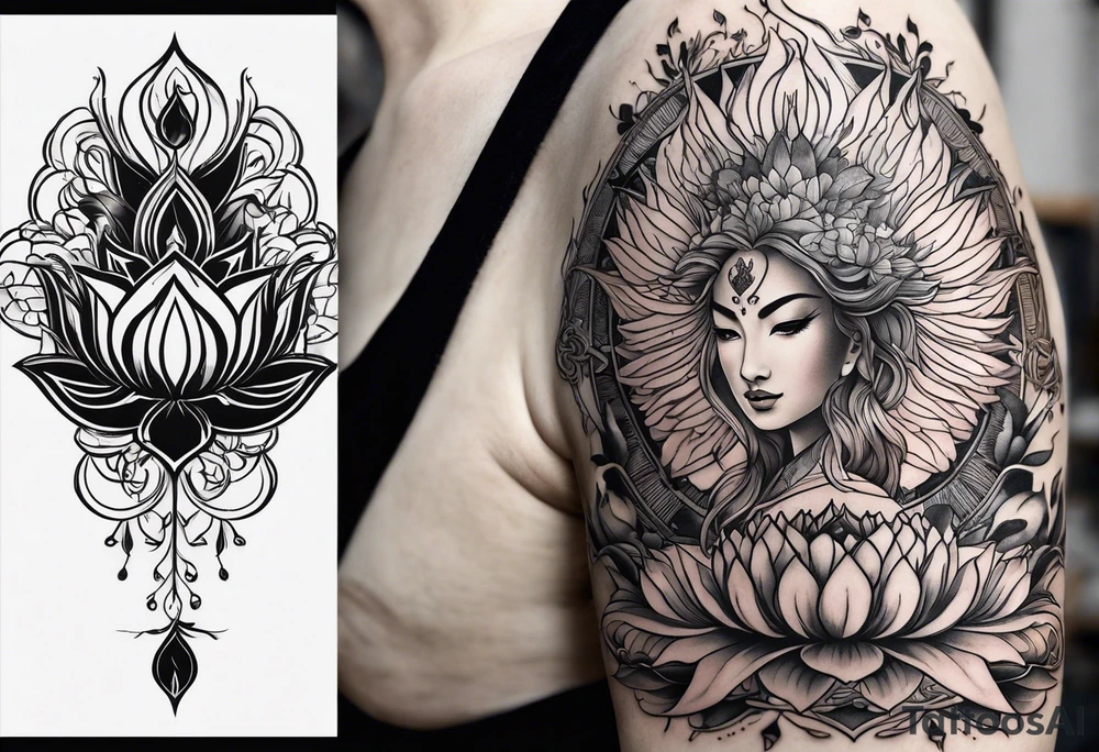 Words “I’ve still got a lot of fight left in me”. Lotus flower or phoenix or some symbol of strength. Want it to be delicate looking. tattoo idea