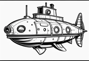 submarine tattoo idea