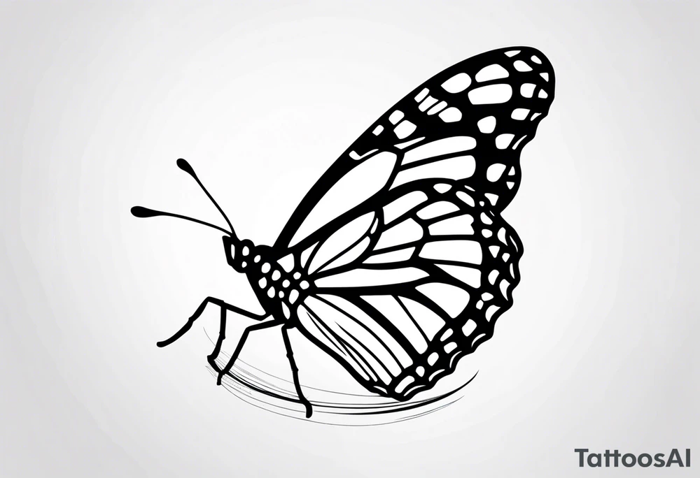monarch butterfly tattoo idea