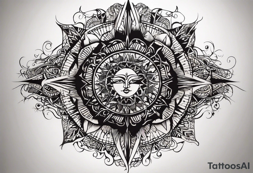Wide tattoo that appears to be bursting out of the skin, symbolizing freedom. The tattoo should be vibrant and dynamic, with bold lines and colors that evoke a sense of liberation and empowerment. Consider incorporating elements such as broken chains, or other symbols of freedom. The tattoo should be visually striking and thought-provoking, inviting the viewer to reflect on the importance of personal freedom. tattoo idea