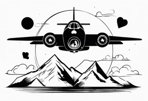 Small, inspired by the song Iron sky by paolo nutini tattoo idea