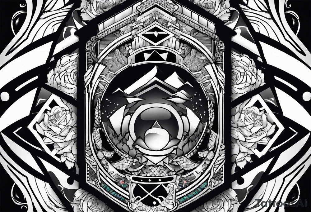 full sleeve tattoos for men. tattoo idea