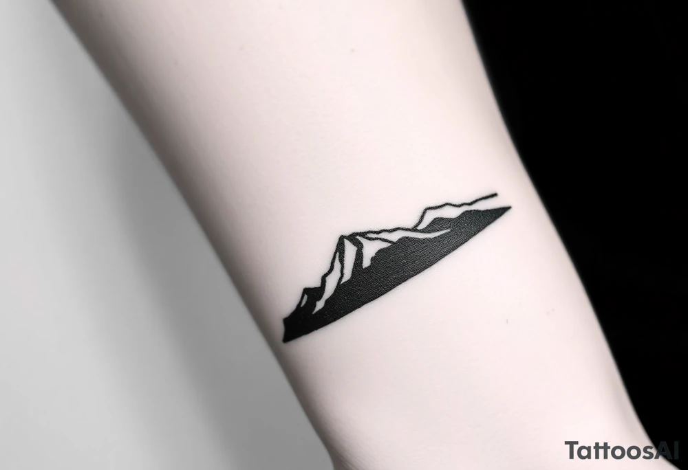 Silhouette armband tattoo idea