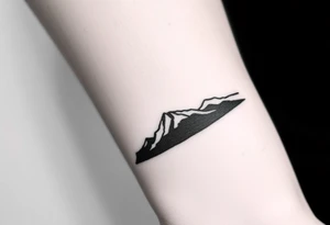 Silhouette armband tattoo idea