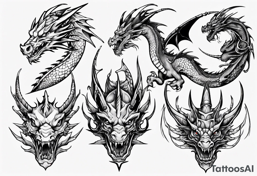 dragon tattoo idea