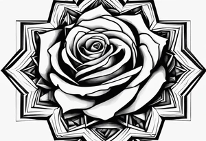 Mc Escher rose make it more mc Escher tattoo idea