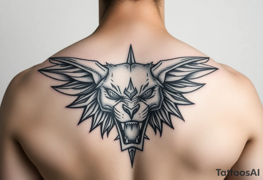 Стиль Чикано. Мотоцикл, череп и надпись 1% tattoo idea