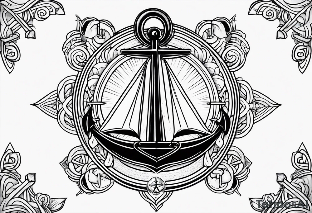 Religious sailor tattoo idea