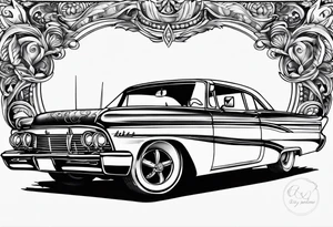 Lowrider tattoo idea