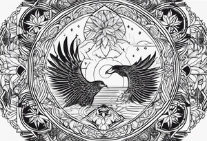 Fingers divine breath of life tattoo idea