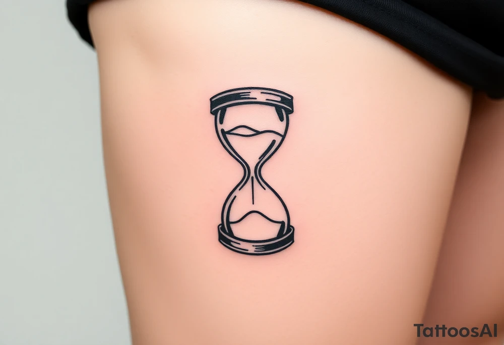 hourglass tattoo idea