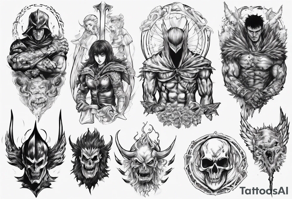 Berserk brand of sacrifice tattoo idea