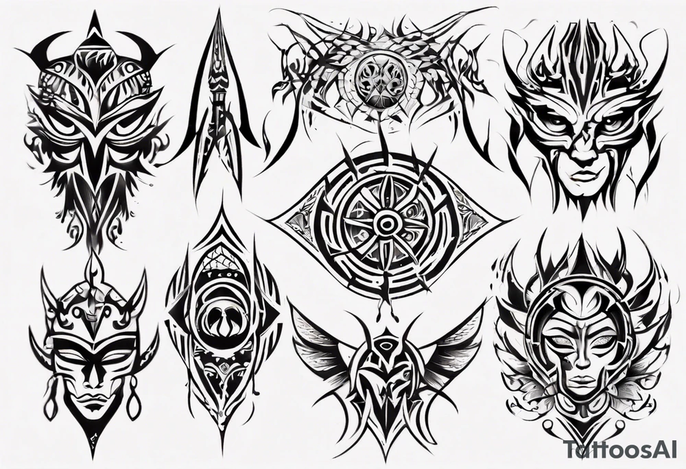 tribal tattoo idea