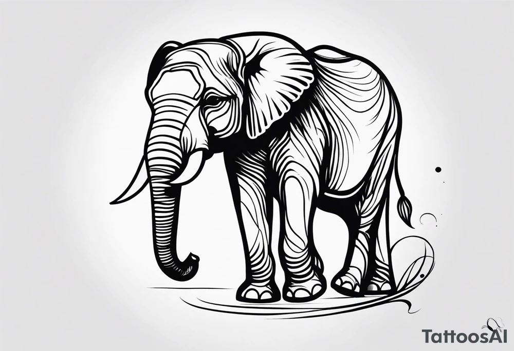 Elephant tattoo idea