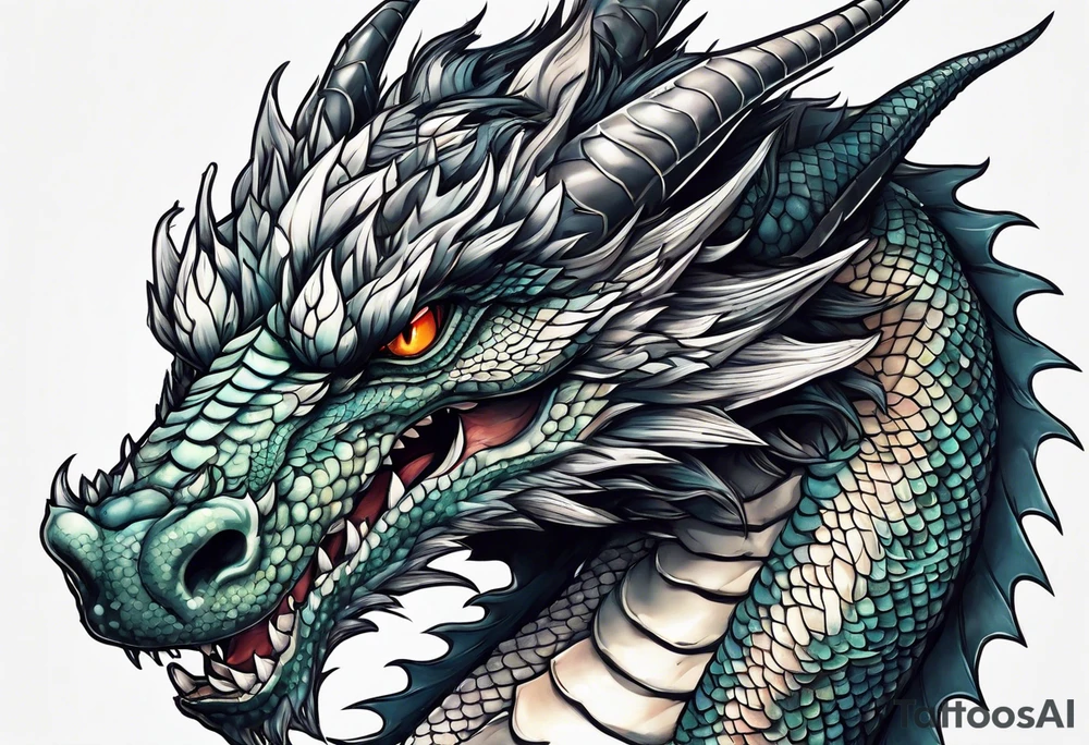 Dragon tattoo idea
