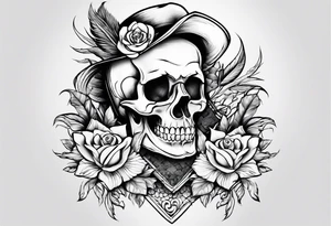 Andorinha com terço nas patas tattoo idea