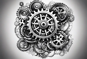 Gears tattoo idea