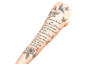 Lost who is hurt and trying to recover from addiction with quotes tattoo idea