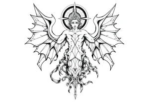 Reincarnation mythology tattoo idea