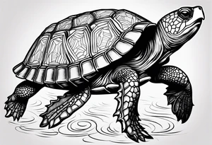 tesselated turtles tattoo idea