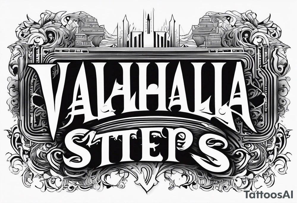 Valhalla steps
 Walls fog tattoo idea