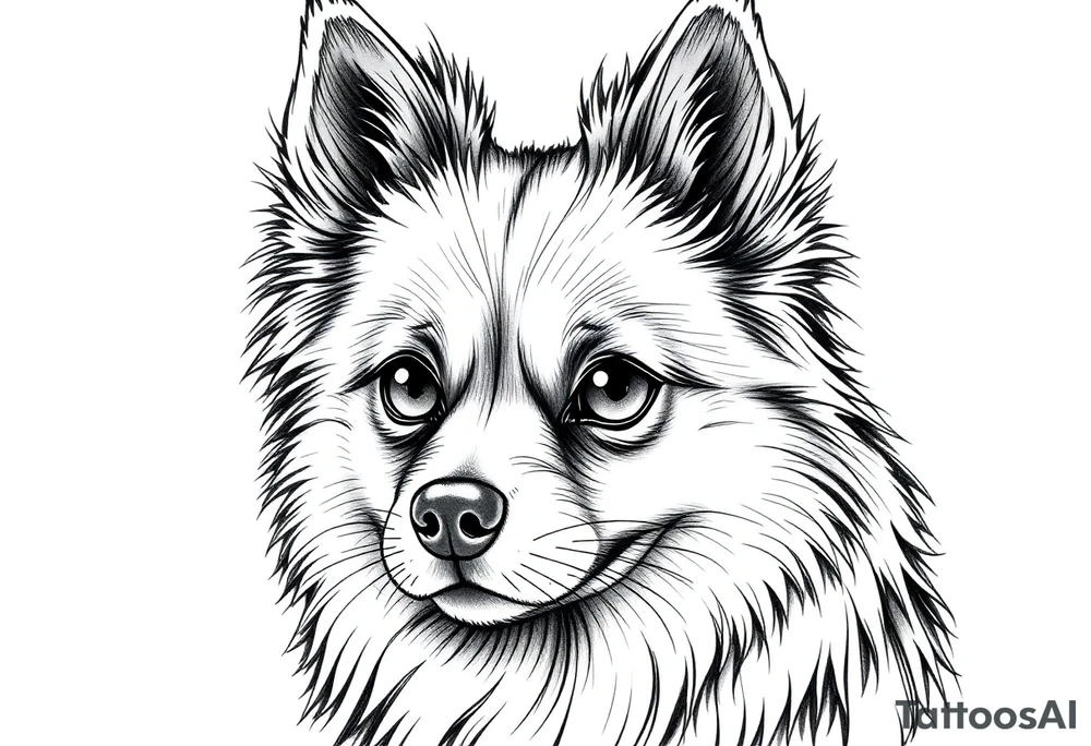 Lulu da pomerania tattoo idea