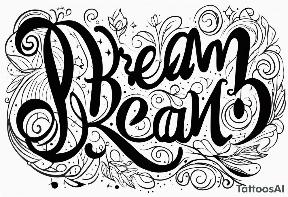 Dream tattoo idea