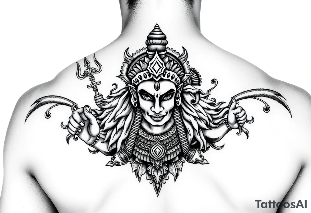 Hindu gods tattoo idea
