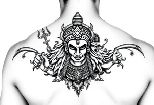 Hindu gods tattoo idea