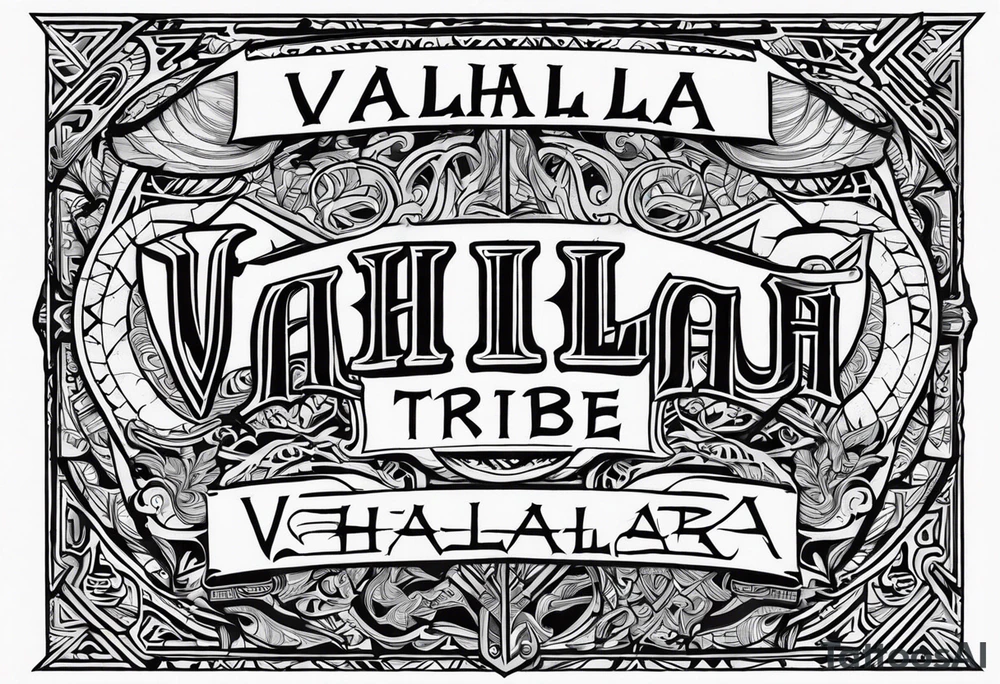 Valhalla tribe tattoo idea