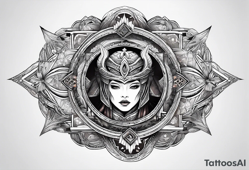 From the books dune, something representing Usul tattoo idea