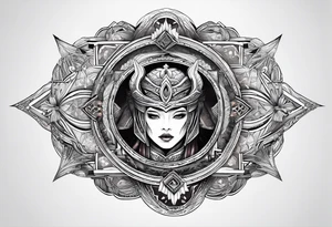 From the books dune, something representing Usul tattoo idea