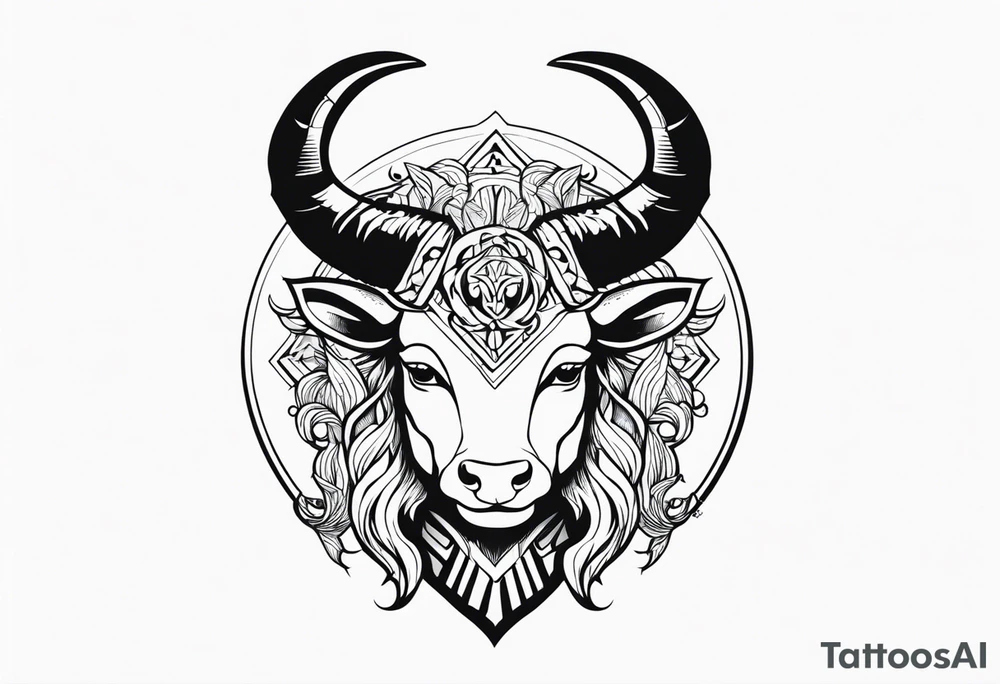 NERO with horns tattoo idea
