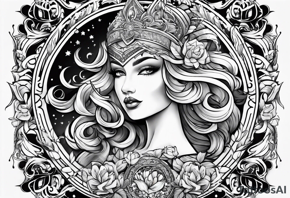 money and fire and love tattoo idea