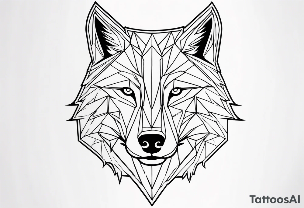 Wolf tattoo tattoo idea
