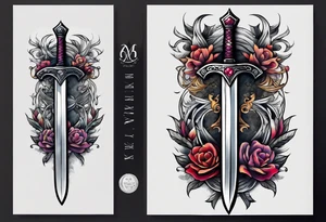 A sword made of nothing tattoo idea