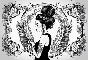 spine tattoo idea