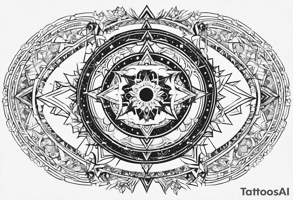 Gemini star constellation tattoo idea