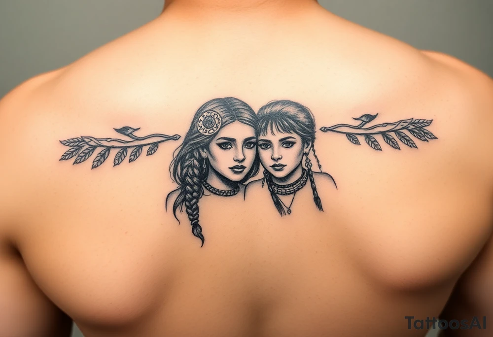 Indigenous
 three daughters 
Loving husband,
Law of Attraction, 
Manifestation, 
gratitude tattoo idea