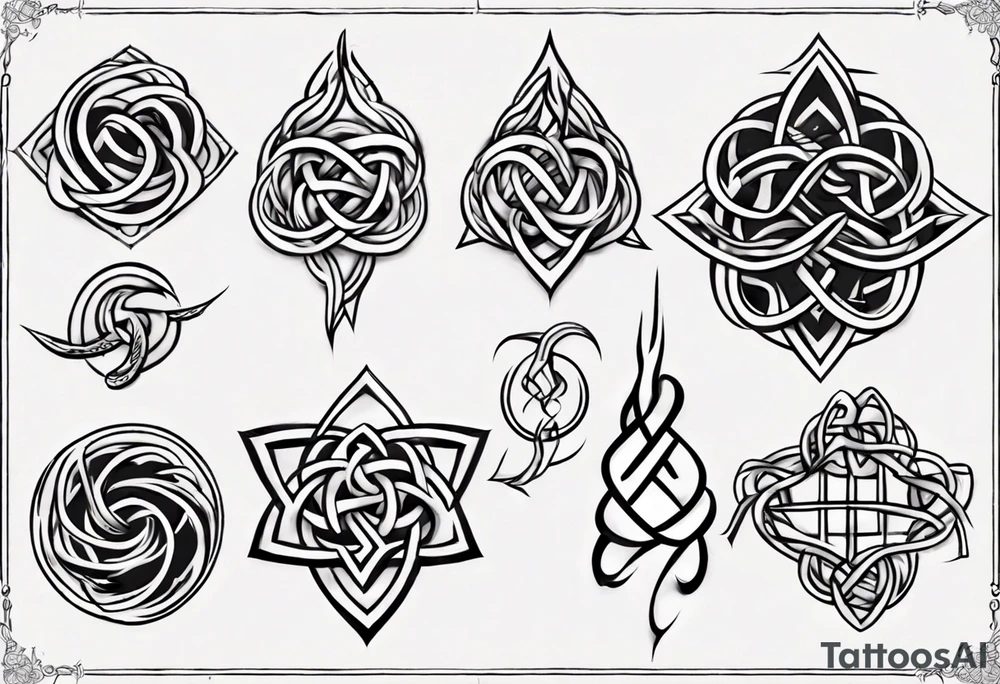 Prime knot 6,1 but very simple and clean tattoo idea