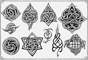 Prime knot 6,1 but very simple and clean tattoo idea