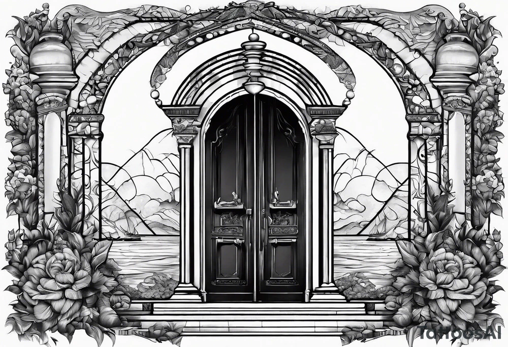 Doorway to another world tattoo idea