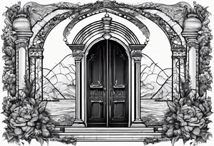 Doorway to another world tattoo idea