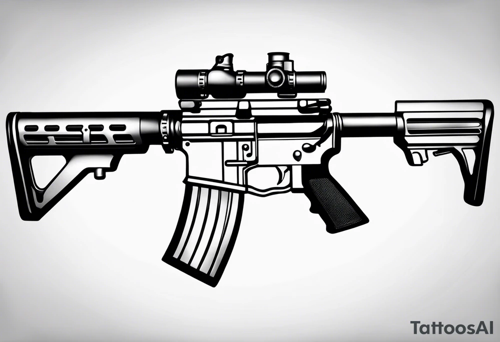 Ar 15 tattoo idea