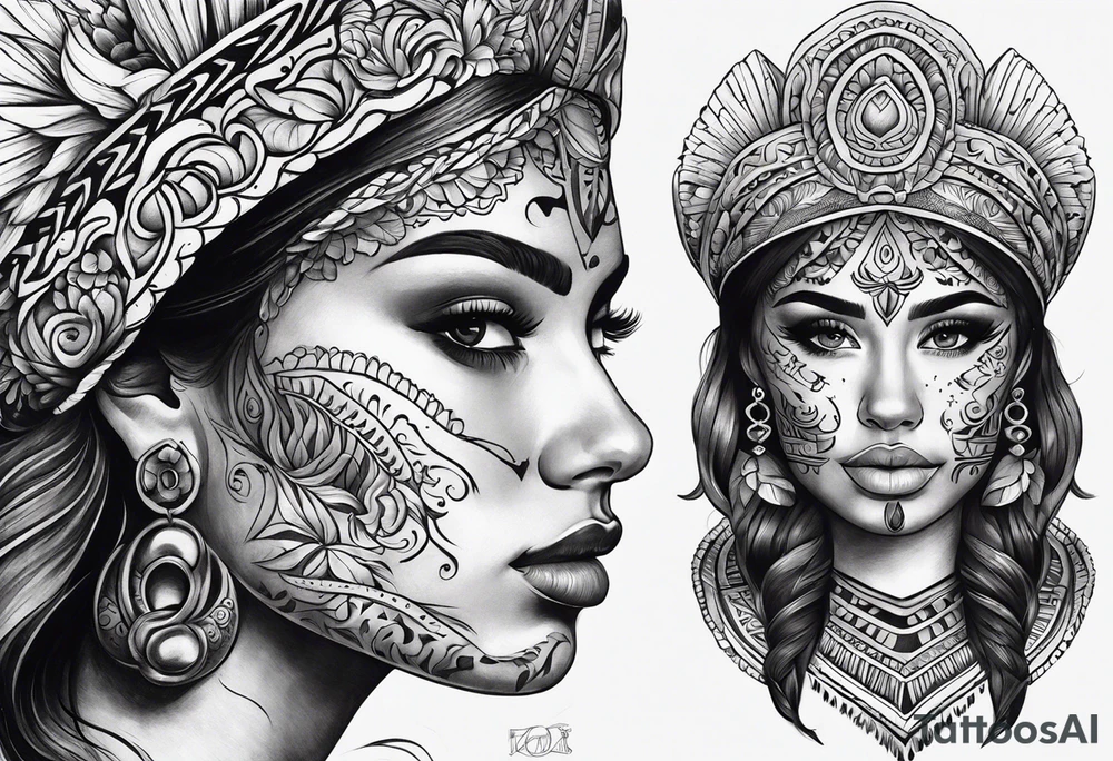 mexican style tattoo tattoo idea