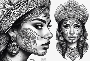 mexican style tattoo tattoo idea