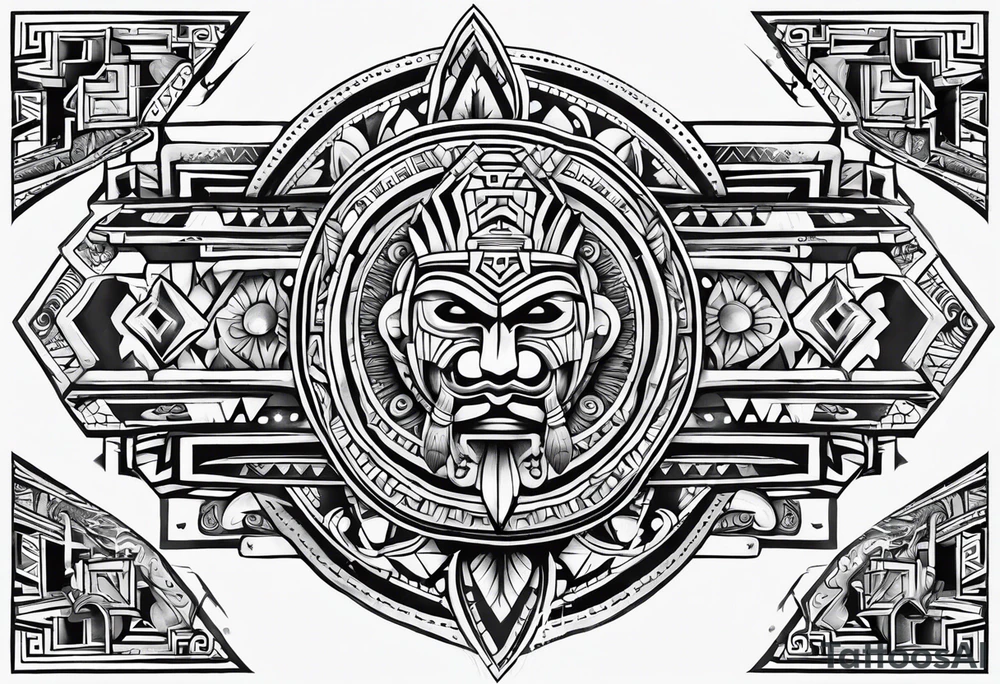 Aztec tattoo idea