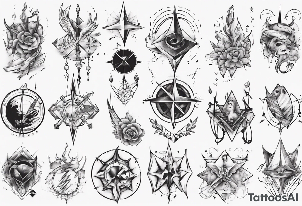 Friendship graph tattoo idea